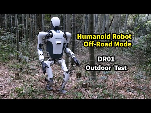 DR01 Humanoid Robot Outdoor Test